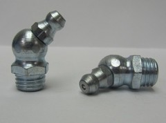 1/4-28 Taper Stainless Steel 45° Grease Zerk Fitting 1 Pc