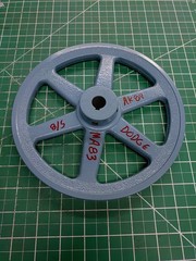 Dodge MA83x5/8 AK84 V-Belt Sheave Pulley 1-Groove 8.25″ OD 5/8″ Keyed Bore