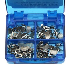 20 Sets Dental Orthodontic Buccal Tubes 1st 2nd Molar MBT Roth 022 Bondable Mesh