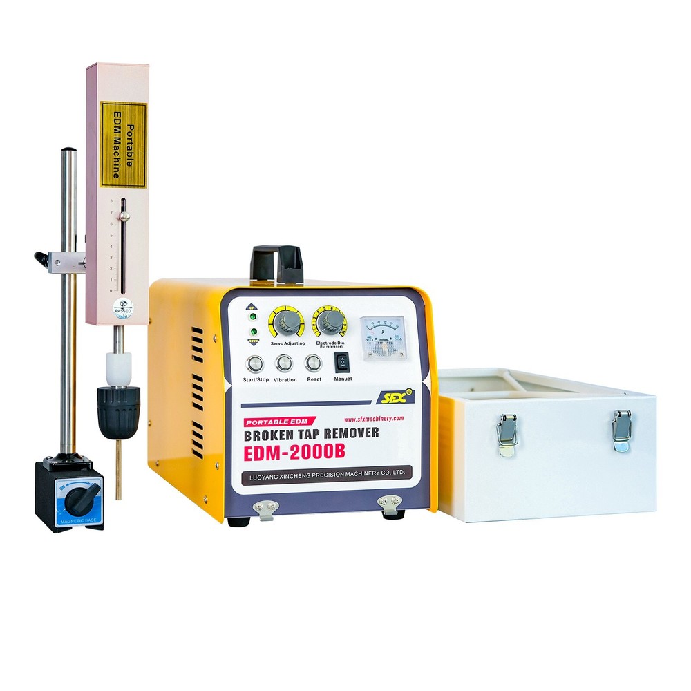 US Stock EDM-2000B Broken Tap Removal Machine with Electrode Set D Taps Remover