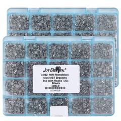 Dental Orthodontic MIM Monoblock Brackets Braces Mini Roth/MBT 022 Hooks 345
