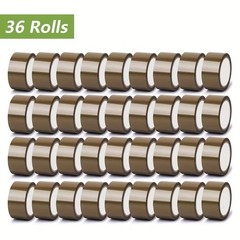 Brown Packing Tape 2 Inch x 110 Yards Moving Shipping Box Sealing 2.0 Mil