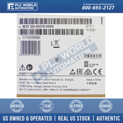 6ES7232-4HD32-0XB0 | 6ES7 232-4HD32-0XB0 Siemens SM1232, New Sealed, 2 Year Wty