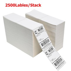 Fanfold/Roll 4″x6″ Direct Thermal Address Shipping Labels For Rollo & Zebra