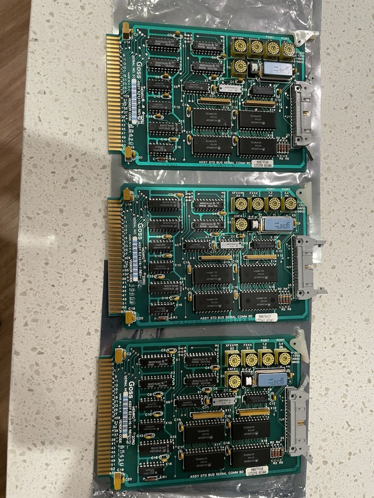 (Pack of 3) Goss E21316-1 Rev-02 Assy STD Bus Serial Comm BD