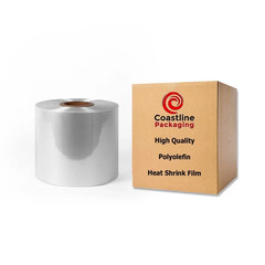 Coastline Packaging 12″ 100 Gauge 2625 Feet Center Fold Polyolefin Heat Shrink W