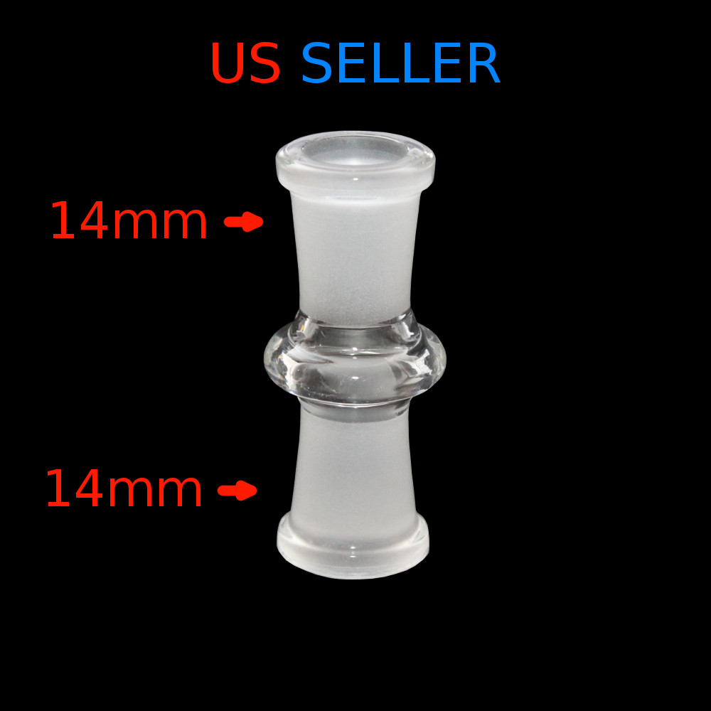 14mm Female to 14mm Female Glass Adapter