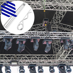 Conical Coupler Pins wi R-Clip for Stage Lights Truss 30 Sets Carbon Steel Hitch