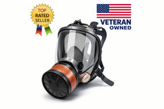 Full Face Respirator Gas Mask for Pepper Spray & CS Gas – Personal Safety Use