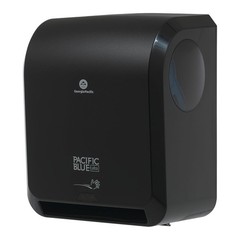 Touchless Paper Towel Dispenser High Capacity Automatic Wall Mount Black