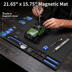 Silicone Soldering Mat Large, Repair Mat 932°F Heat Resistant 21.7″ x 15.8”