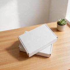 9″ x 6″ x 2″ White Corrugated Cardboard Shipping Boxes Set of 25, Heavy-Duty …