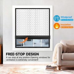 Insulated Window Cover, Upgraded Oxford Cloth Waterproof Thermal Insulated Bl…