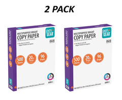 2 Pack Pen+Gear 500 Sheets Each Multipurpose Bright White Paper 8.5×11.