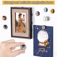 20Pack Magnets for Crafts with Adhesive Backing round Disc Magnets Strong Stick