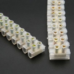 1-4Sets 12 Way Barrier Screw Terminal Block Wire Connection Connector 3A 6A 10A