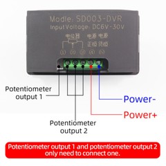 5K 10K 20K 100K Ohm Digital Display Potentiometer Variable Resistor DC 6-30V