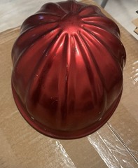 Vintage Fibre-Metal SuperLite Aluminum Hard Hat 1960-70’s Safety Cap CRIMSON