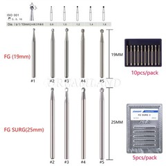 Dental Tungsten Carbide Bur FG RA CA HP Drills Burr For High/Low Speed Handpiece