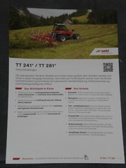 AEBI TT 241 / TT 281 Hang-Geräteträger Prospektblatt von 02/2024 ( 24074 )