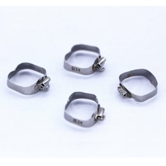 80Pcs Dental Orthodontic 16#-35 Bands with Buccal Tube 1st Molar Roth.022 U2/L1
