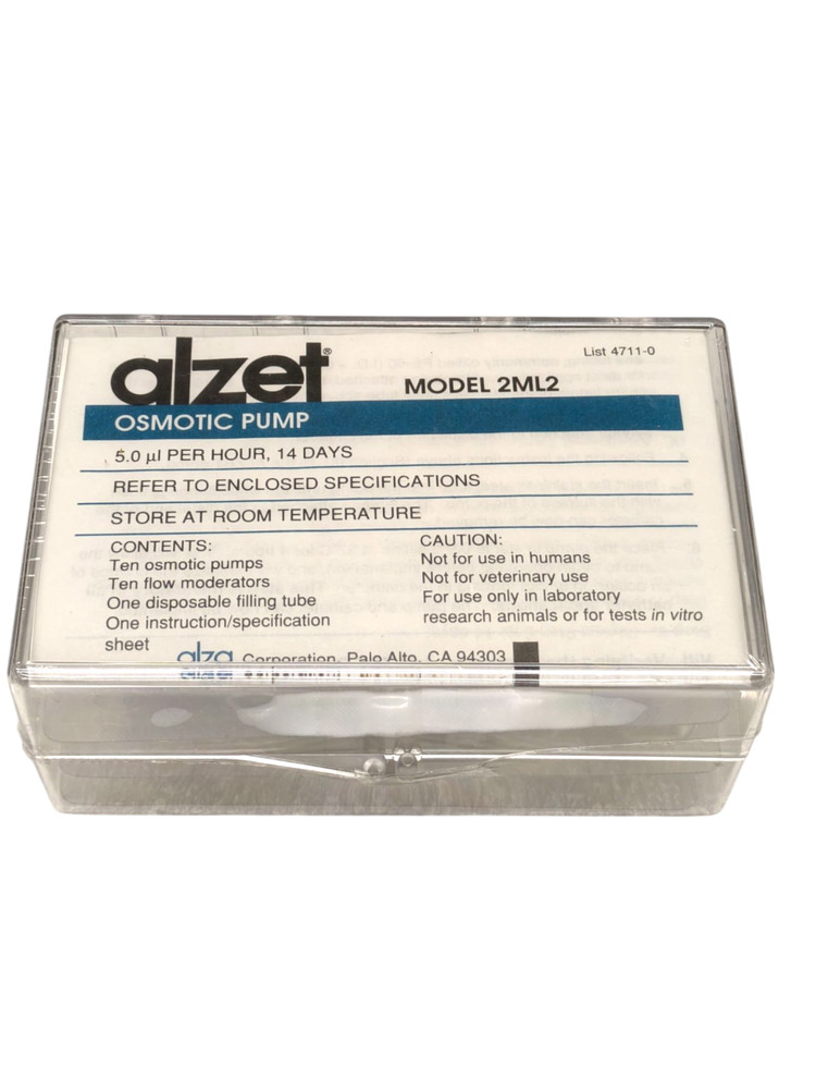 ALZET OSMOTIC PUMP MODEL 2ML2 5.0 µl PER HOUR, 14 DAYS