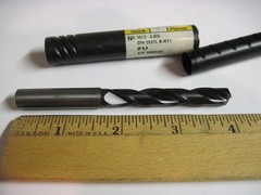 8.9mm Solid Carbide Drill 5xD Nano FIREX Coating, 103mm OAL, Guhring 5515-8.900
