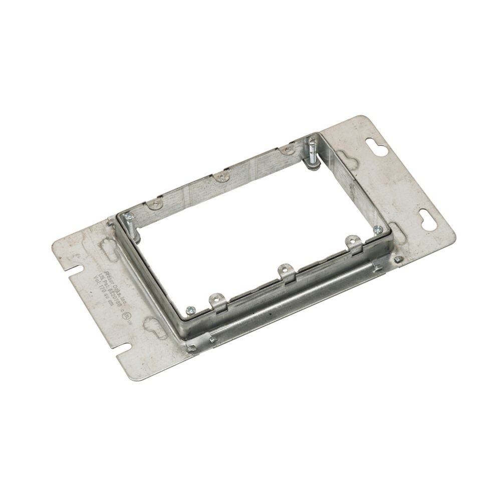 New Eaton B-Line B3AJ Ruff-IN Adjustable Plaster Ring 3 Gang Device .75 to 1.25