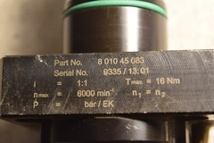 Heimatec 801045083 Axial Drilling Milling Head Live Tool Holder 55mm x 40mm