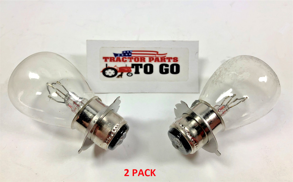HEADLIGHT BULBS FOR FORD/NEW HOLLAND (2) 1110,1200,1210,1710,1910, 12V,35/35W