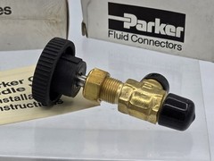 4 Lot | Vtg 1980s NOS PARKER Needle Valve 1/4″ NPT, 4M-V4-AK-B