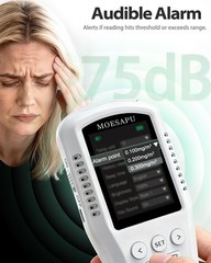 8-In-1 Air Quality Monitor, HCHO TVOC PM2.5 CO CO2 Detector