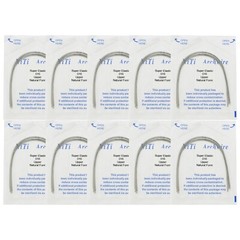 US Dental Orthodontic Super Elastic Natural Form Niti Round Arch Wires 10Packs