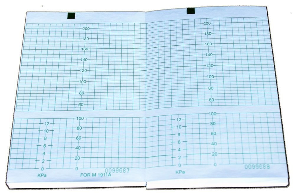Hewlett Packard Chart Paper M 1911A – 151mm x 100mm x 150 Sheets PK 5