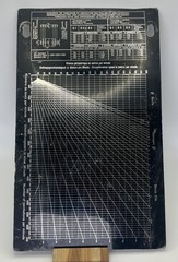 Usines Tornos R10 Speed Threading Chart Plate T347 Moutier Suisse Screw Machine