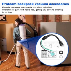 RO6G 100641 Backpack Vacuum Power Cord Replacement for Proteam Vacuums