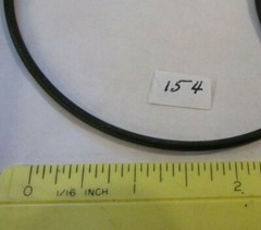 154 O-ring. 3-3/4″ ID x 3-15/16″ OD x 3/32″ thick. Buna-70. Quan 1.