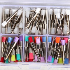 200pcs Mixed Dental latch type prophy polishing brush flat tapered Brushes pro