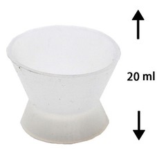 Dental Lab Silicone Dappen Dish Mixing Cup No-Stick Flexible Bowl 7/20/40ml