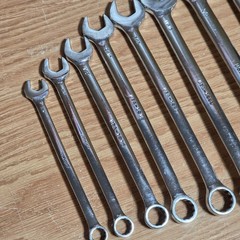 Wright Tool Combination Wrench Set 11 Piece SAE Set 911 3/8 Through 1 Made USA