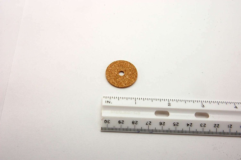 Lot of 100 Die-Cut Products Co – CorkOne – Hardware, Washer. Cork, 1″ Diameter