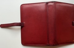 Vintage Coach Agenda Organizer Red Glove Tanned Leather Filofax Pocket Size