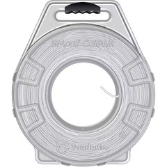 1000 Ft. White/Black Stripe 12 SOL CU Coilpak Simpull THHN Wire