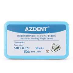 Tubos Bucales Ortodoncia Dental AZDENT Roth MBT 022 018 1º 2º Molar Brackets