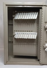 Key Cabinet Wall Mount MMF Industries Holds 40 Plus Keys