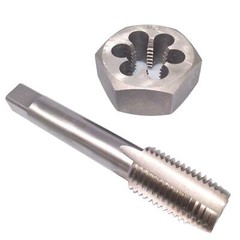 US Stock HSS M22 x 2.5mm Tap & 22×2.5mm Hexagon Die Metric Thread Right Hand Set