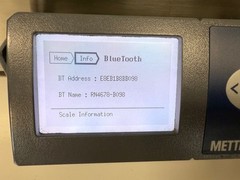 Mettler Toledo BC60 Shipping Scale, 150 x .05 lb, SS Platter with Bluetooth-Used