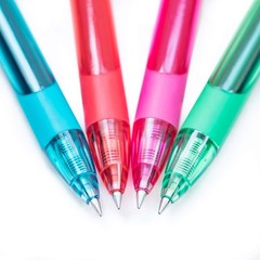 Gel Pens | 12 Count, Fine Point Tip (0.5mm), Assorted Rainbow Colors, Retractabl