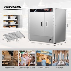 Commercial Food Warmer Countertop Hot Box Warming Cabinet for Restaurant Buffet