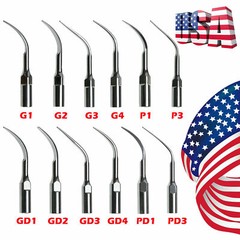 5Pcs Dental Ultrasonic Piezo Scaler Tip fit EMS Woodpecker/DTE SATELEC AZ